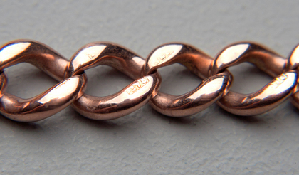 Antique 9 Carat Rose Gold Albert Chain Bracelet